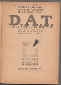 D.A.T. Défense Aérienne du Territoire.