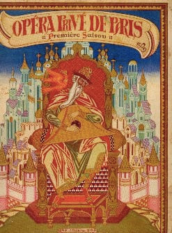 Opéra privé de Paris. Première saison. 1929 Prince Igor. OPERA ET BALLETS RUSSES.