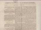 gazette nationale ou le moniteur universel,11 decembre 1808,Un journal , 29,5 x 45,5 cm , de 4 pages .. Gazette Nationale ou le Moniteur Universel