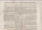 gazette nationale ou le moniteur universel, 24 decembre 1808,Un journal , 29,5 x 45,5 cm , de 4 pages .. Gazette Nationale ou le Moniteur Universel