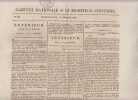 gazette nationale ou le moniteur universel,25 decembre 1808,Un journal , 29,5 x 45,5 cm , de 4 pages .. Gazette Nationale ou le Moniteur Universel