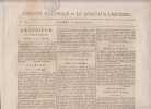gazette nationale ou le moniteur universel,31 decembre 1808,Un journal , 29,5 x 45,5 cm , de 4 pages .. Gazette Nationale ou le Moniteur Universel