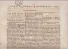 gazette nationale ou le moniteur universel,19 decembre 1808,Un journal , 29,5 x 45,5 cm , de 4 pages .. Gazette Nationale ou le Moniteur Universel