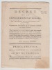 Décret de la Convention nationale, du 2.e jour de germinal, an 2.e de la république française, une & indivisible, contenant une proclamation de la ...