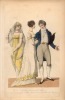 CONCERT DRESS,le beau monde or literary fashionable magazine,september 1807. Le beau monde or literary fashionable magazine