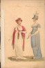 AFTERNOON WALKING Dresses,Fashions for October 1807 from La Belle Assemblee,. La Belle Assemblee,John Bell, publisher