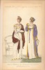 Fashionable MORNING and Evening Dress as worn in October 1807,Fashions for 1807 from La Belle Assemblee. La Belle Assemblée or, Bell's Court and ...