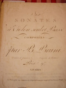 6 (six) sonates a violon seul et basse relié avec Viotti,6 (six) sonates a violon seul et basse