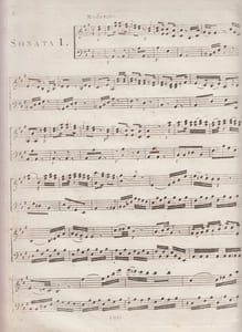 6 (six) sonates a violon seul et basse relié avec Viotti,6 (six) sonates a violon seul et basse