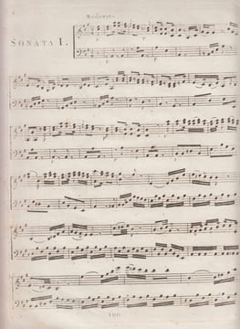 6 (six) sonates a violon seul et basse relié avec Viotti,6 (six) sonates a violon seul et basse. BRUNI Antonio Bartolomeo, VIOTTI Viotty Giovanni ...