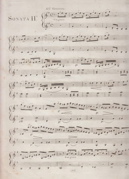 6 (six) sonates a violon seul et basse relié avec Viotti,6 (six) sonates a violon seul et basse. BRUNI Antonio Bartolomeo, VIOTTI Viotty Giovanni ...