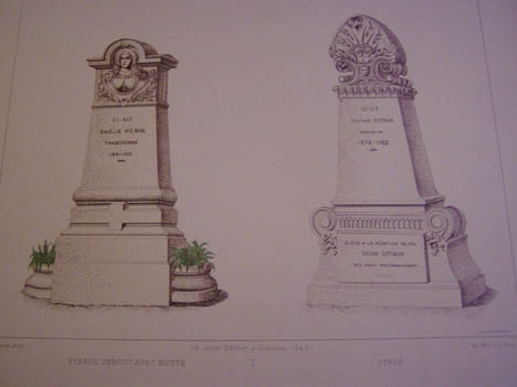 Nouveaux Modèles de Tombeaux. Par Raoul Brandon, Architecte, Professeur de la Ville de Paris, Premier prix en concours public, et E. Delrieu, ...