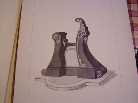 Nouveaux Modèles de Tombeaux. Par Raoul Brandon, Architecte, Professeur de la Ville de Paris, Premier prix en concours public, et E. Delrieu, ...