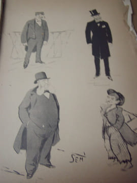 Album n°7  Marseille-Revue 1ère série - (1898) 14 Lithographies. couverture conservée et texte de presentation ( préface),aux bords effrangés. SEM ...