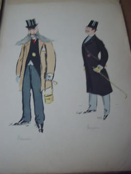 Album n°7  Marseille-Revue 1ère série - (1898) 14 Lithographies. couverture conservée et texte de presentation ( préface),aux bords effrangés. SEM ...