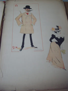 Album n°7  Marseille-Revue 1ère série - (1898) 14 Lithographies. couverture conservée et texte de presentation ( préface),aux bords effrangés. SEM ...
