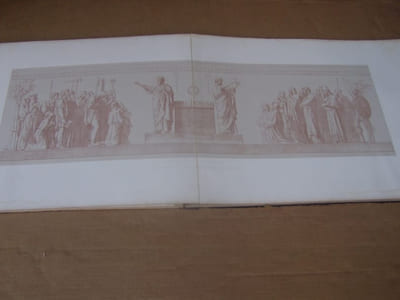 FRISES de la nef DE L’EGLISE Saint PAUL de Paris 14 planches - Peintures murales executees dans l’Eglise Saint Paul reproduites en lithographie par l’auteur