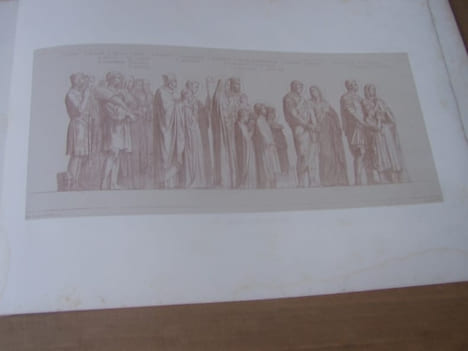 FRISES de la nef DE L’EGLISE Saint PAUL de Paris 14 planches - Peintures murales executees dans l’Eglise Saint Paul  reproduites en lithographie par ...
