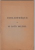 Catalogue de Livres relatifs aux beaux-arts. Gravure - Peinture provenant de la bibliothèque de Feu M. Loys Delteil. BIBLIOTHEQUE LOYS DELTEIL.