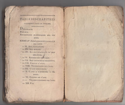 Histoire d'un Ane par l'Athénée de Montmartre ; dédiée a tous les anes de la France. Athénée de Montmartre.; Marchands de nouveautés