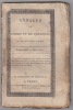 Annales de Chimie et de Physique. 1822 -  Tome Dix-Neuvieme [ Tome 19 ] : Note sur les Nivellemens barometriques (Navier) ; Sur les lois des ...