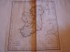 CARTE GEOGRAPHIQUE:  IRLANDE 1813. Vaugondy, Robert de, Didier - Delamarche, Charles Francois