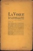 La Vogue. Revue mensuelle de littérature, d'art et d'actualité. Nouvelle serie. Tome II. Paris, 1899, N° 7,15 juillet;. MARINETTI, Filippo ...
