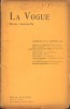 LA VOGUE Revue mensuelle de litterature, d'art et d'actualité. Nouv. série: N°13,15 janvier 1900. Sansot-Orland, Edward,STEVENSON R.L.