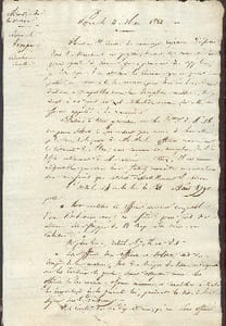 Ministere de la Marine -personnel - troupes - circulaire secrete