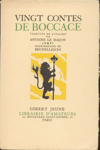 Vingt contes de Boccace. 1940