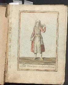 FILLE MORDWINE en habits de noces,Costumes civils actuels de tous les peuples connus, dessin&eacute;s d'apr&egrave;s nature, grav&eacute;s et colori&eacute;s, accompagn&eacute;s d'une ...