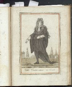 NOBLE VENITIEN ALLANT AU SENAT,Costumes civils actuels de tous les peuples connus, dessin&eacute;s d'apr&egrave;s nature, grav&eacute;s et colori&eacute;s, accompagn&eacute;s d'une note ...