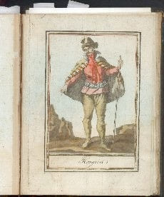 Hongrois. GRASSET de SAINT SAUVEUR Jacques (GRAVURE)