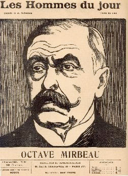 LES HOMMES DU JOUR, N° 37 OCTAVE MIRBEAU. A. DELANNOY et FLAX (pseudonyme de VICTOR MERIC)  