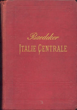ITALIE CENTRALE ROME et ses environs. Baedeker, Karl