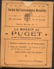 Le massif de Puget et ses 15 jalonnements en couleurs ,carte guide N°7. Société des Excursionnistes Marseillais