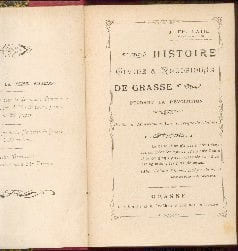 Histoire civile et religieuse de Grasse pendant la révolution.Lettre préface de Monseigneur Latty évêque de Chalons.,envoi autographe auteur, relié avec Vercingétorix et César à Gergovia chez les Arvernes, mémoire où sont exposées et résolues, d'après de récentes découvertes, les questions relatives à cet épisode de l'histoire d'Auvergne, par P.-P. Mathieu,relié avec J -G -Honoré Greppo Dissertations relatives à l'histoire du culte des reliques dans l'Antiquité chrétienne,Lyon : Imprimerie d'Antoine Perisse, 1842.(94 p.) Sont abordées ici les sources de l'usage des cierges et des lampes, les reliques profanes dans le paganisme, chez les grecs et les romains.,relié avec Barraud, Pierre-Constant (1801-1874)Des bagues à toutes les époques : et en particulier de l'anneau des évêques et des abbés Paris : Derache, 1864 (228 p.) : fig. ;