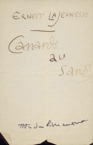 34 dessins originaux.a l’encre sign&eacute;s ou non provenant de la succession de Charles de Richter. Ernest La Jeunesse, [ Pseudonyme de Ernest L&eacute;on ...
