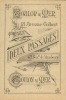 Album publicitaire Modes Toulon AUX DEUX PASSAGES 1888. Maison AUX DEUX PASSAGES Toulon