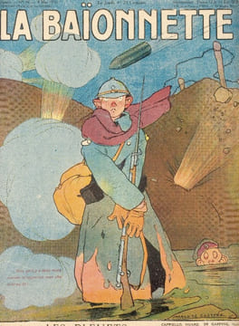 La Baïonnette (N° 44) - Numéro spécial: Les Bleuets, dessins de CAPPIELLO, HUARD, de GASTYNE, ALLIER, BARCET, LEROY, VILLEMOT, etc. Texte de G. de ...