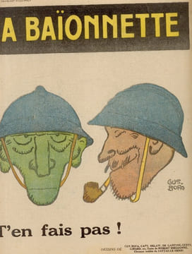 La Baïonnette (N° 72) - Chez eux. Dessins de Paul IRIBE, LÉANDRE, de GASTYNE, GENTY, LE QUESNE, LEROY, VILLEMOT, etc. Texte de Marcel HERVIEU. [Revue ...