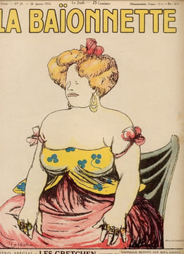 LA BAIONNETTE. Nouvelle Serie : N° 29 LES GRETCHEN ,Couverture illustrée par Cappiello. COLLECTIF