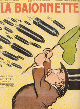 LA BAIONNETTE. Nouvelle Serie : N° 57, PACIFISTE ,Couverture illustrée par SEM. COLLECTIF