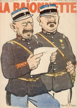 LA BAIONNETTE. Nouvelle Serie : N° 58, Les Gendarmes ,Couverture illustrée par Capy. COLLECTIF