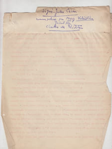Signé Jules Cesar,TAPUSCRIT Original de Charles de Richter, signé Jules Cesar, Roman policier sur la Résistance, inédit.- provenance archives Charles de Richter - RICHTER (Charles de).