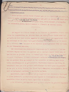 Signé Jules Cesar,TAPUSCRIT Original de Charles de Richter, signé Jules Cesar, Roman policier sur la Résistance, inédit.- provenance archives Charles de Richter - RICHTER (Charles de).