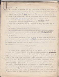 Signé Jules Cesar,TAPUSCRIT Original de Charles de Richter, signé Jules Cesar, Roman policier sur la Résistance, inédit.- provenance archives Charles de Richter - RICHTER (Charles de).