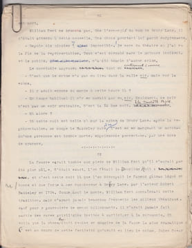 Signé Jules Cesar,TAPUSCRIT Original de Charles de Richter, signé Jules Cesar, Roman policier sur la Résistance, inédit.- provenance archives Charles ...