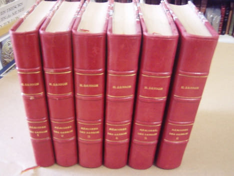 Sept générations d'exécuteurs 1688-1847. Mémoires des Sanson mis en ordre, rédigés et publiés par H. Sanson. SANSON (Henri)