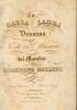 La Gazza Ladra. Dramma Posto in Musica. Nuova Edizione.. ROSSINI, Gioachino (1792-1868)